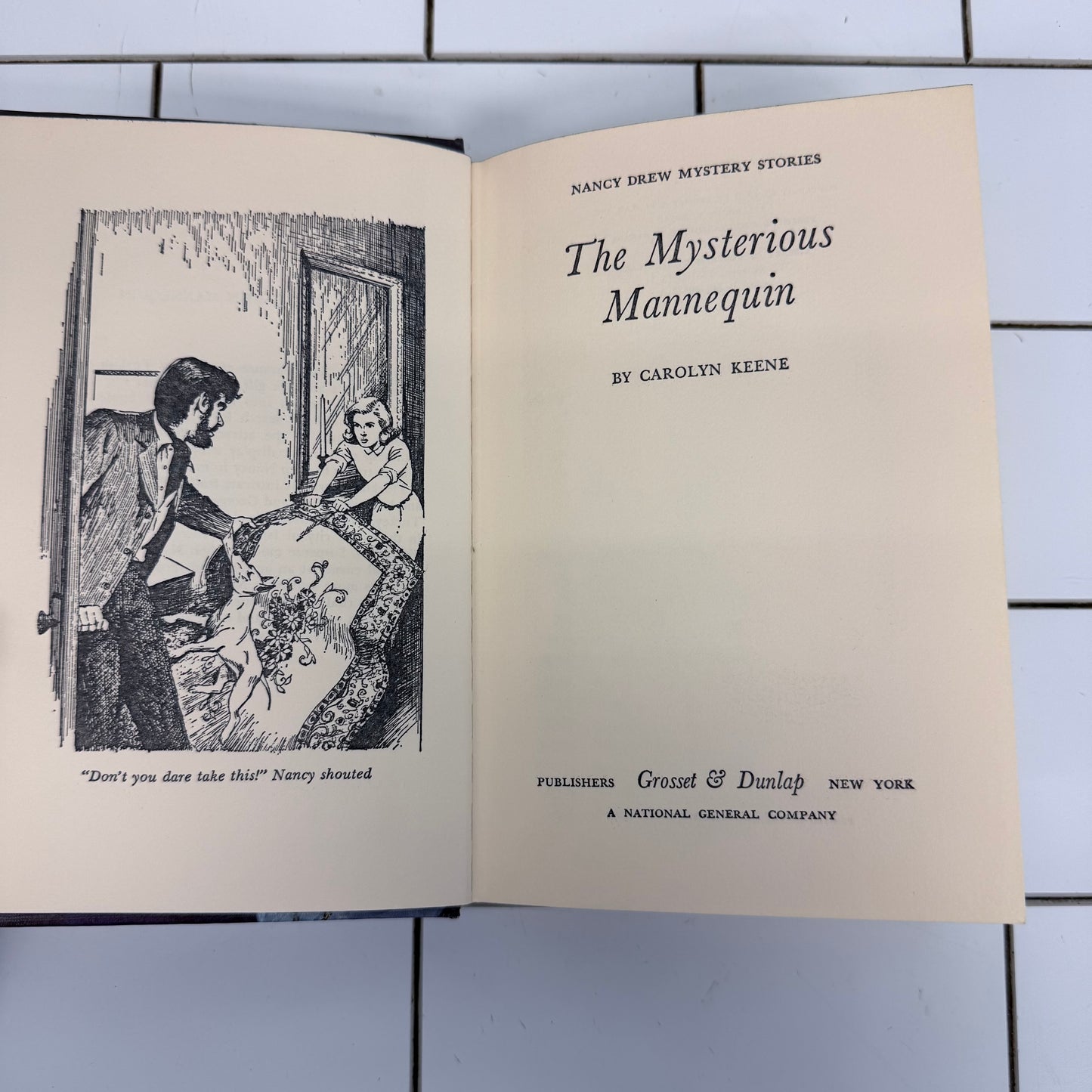 Vintage Nancy Drew Books Set of 6 By Carolyn Keene