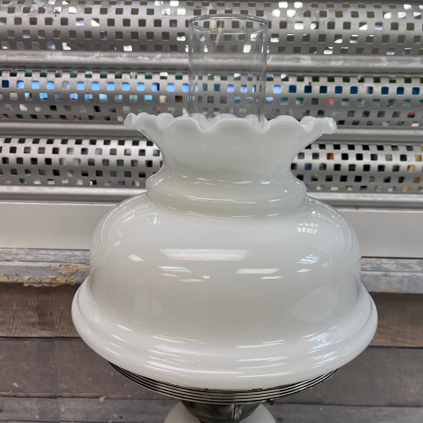 Hurricane Glass Lamp, 1977