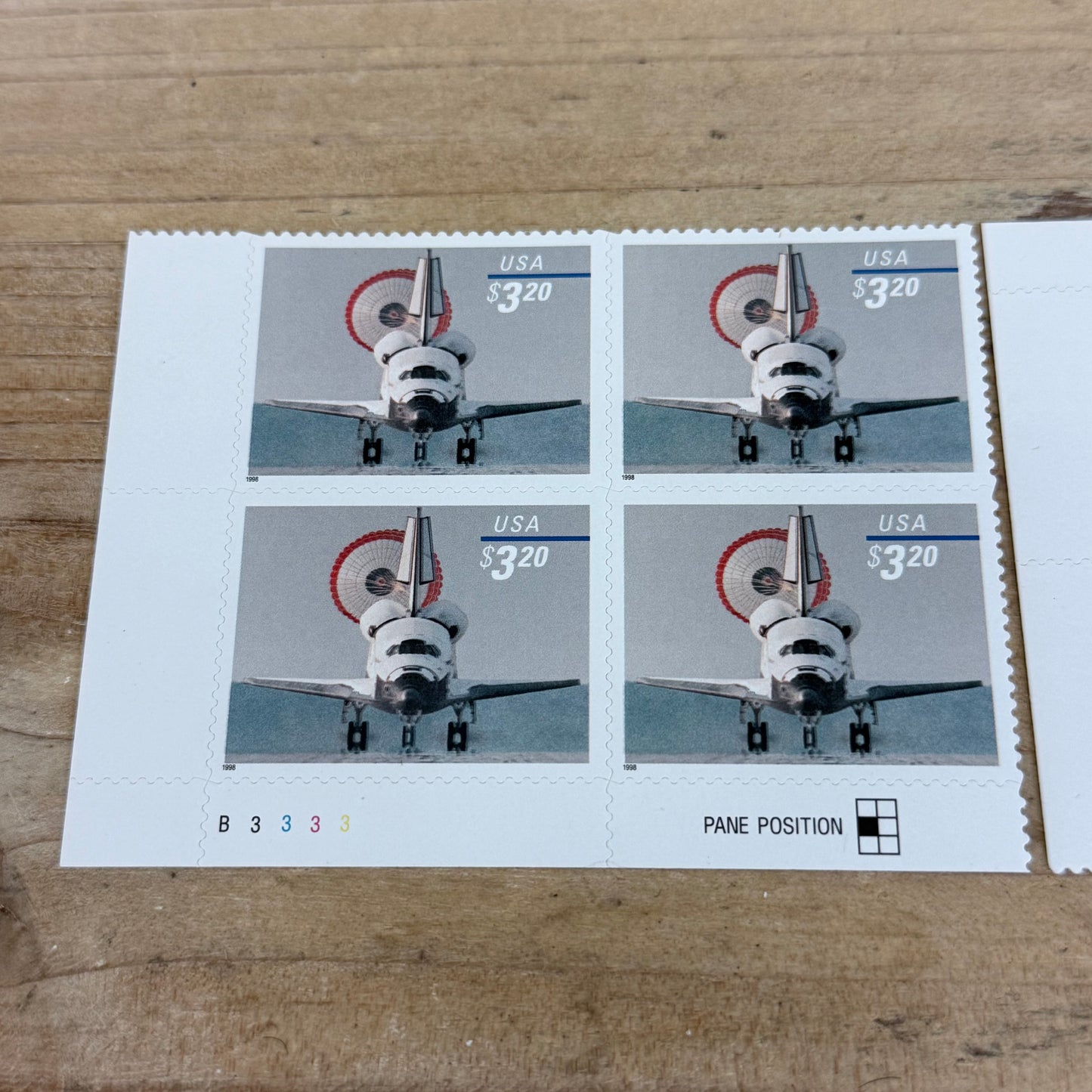 US Scott 3261 Space Shuttle Plate Blocks MNH Set of 8 1998