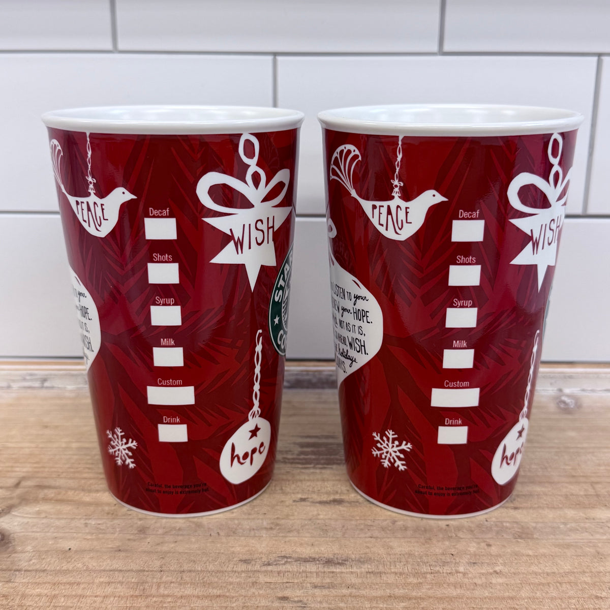 Starbucks Christmas Coffee Mug Selection