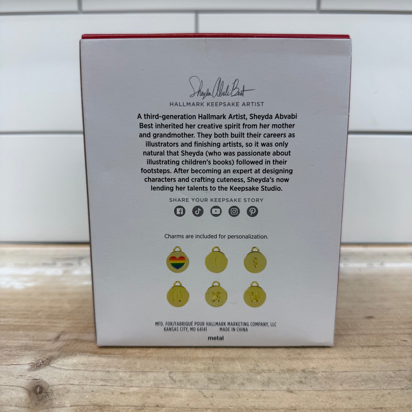 Hallmark Our Anniversary Ornament 2024, Metal