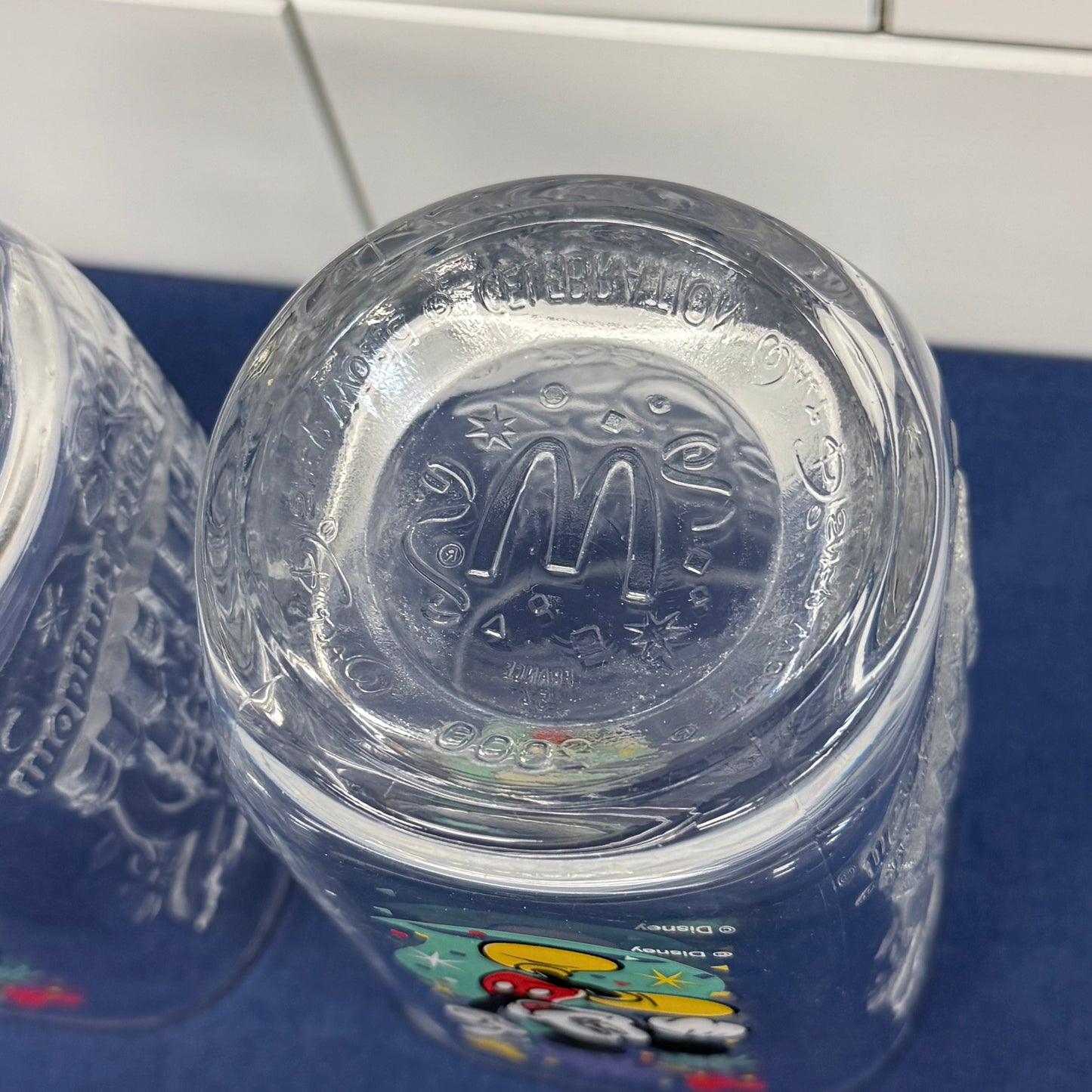 McDonald's Disney World Celebration 2000 Magic Kingdom Glasses Set of 4