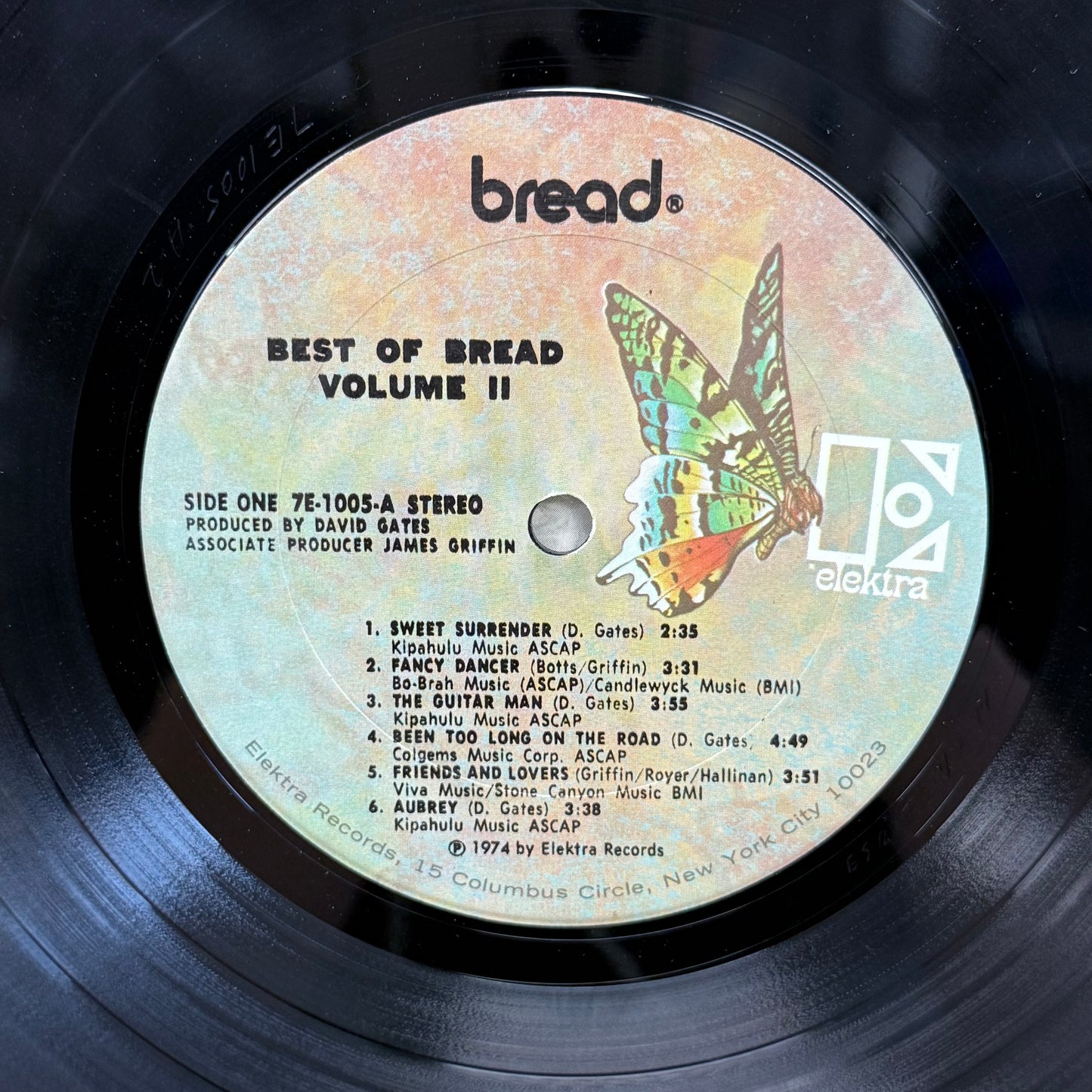 Best of Bread Volume II Vinyl Record LP 1974