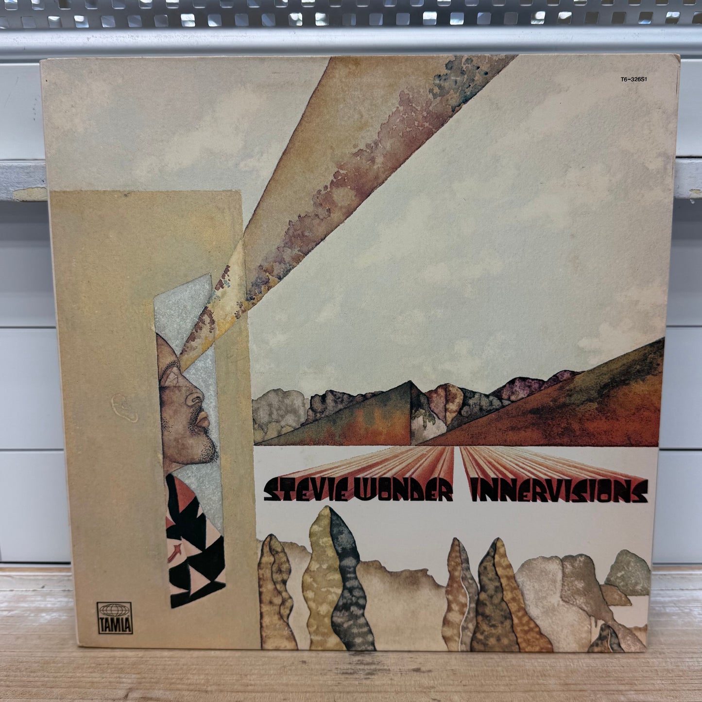 Stevie Wonder Innervisions Vinyl Record LP 1973 #T6-326S1