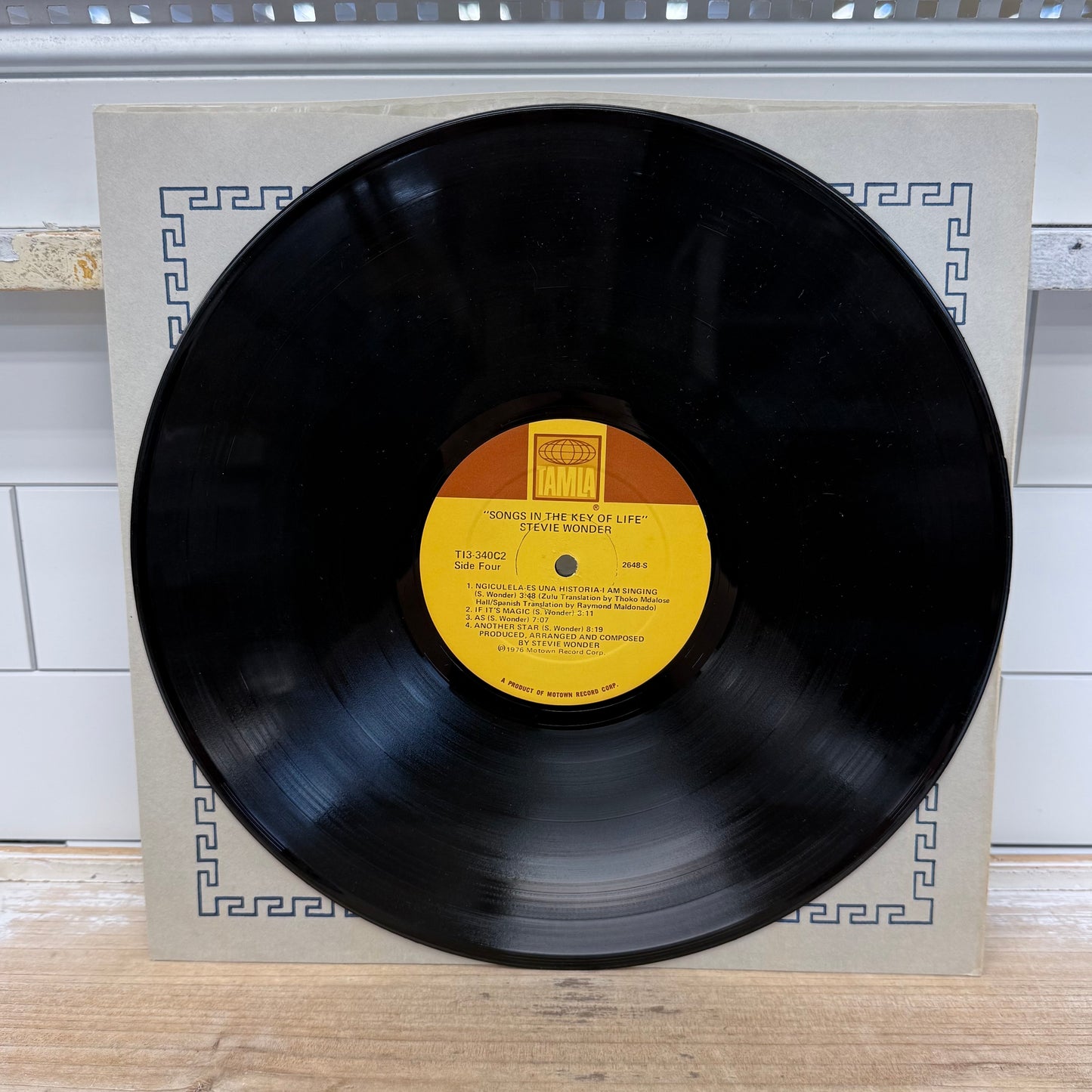 Stevie Wonder Songs in the Key of Life Double Vinyl LP 1976 #T13-340C2