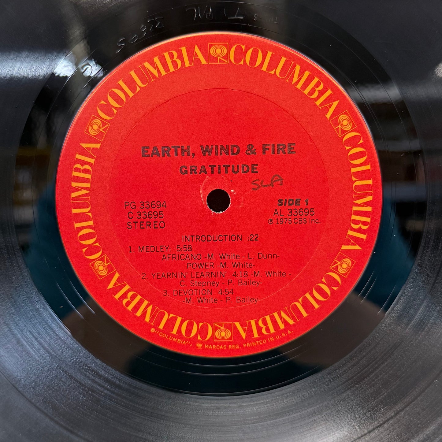 Earth Wind & Fire Gratitude Double LP 1975 #PG33694