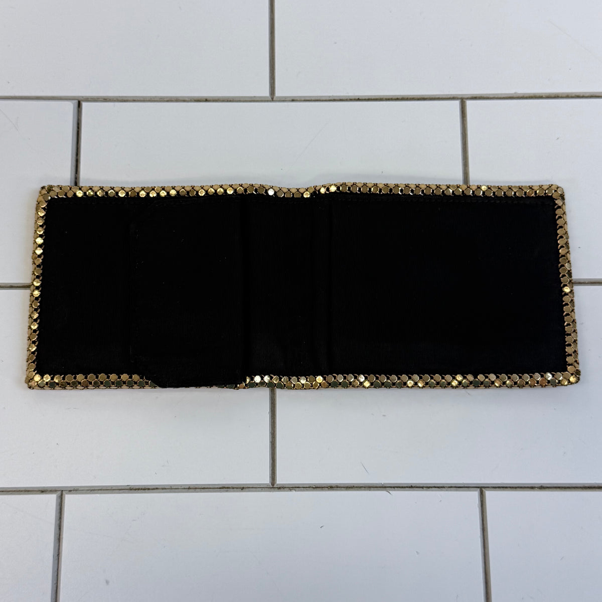 Whiting & Davis Gold Mesh Wallet 1960s
