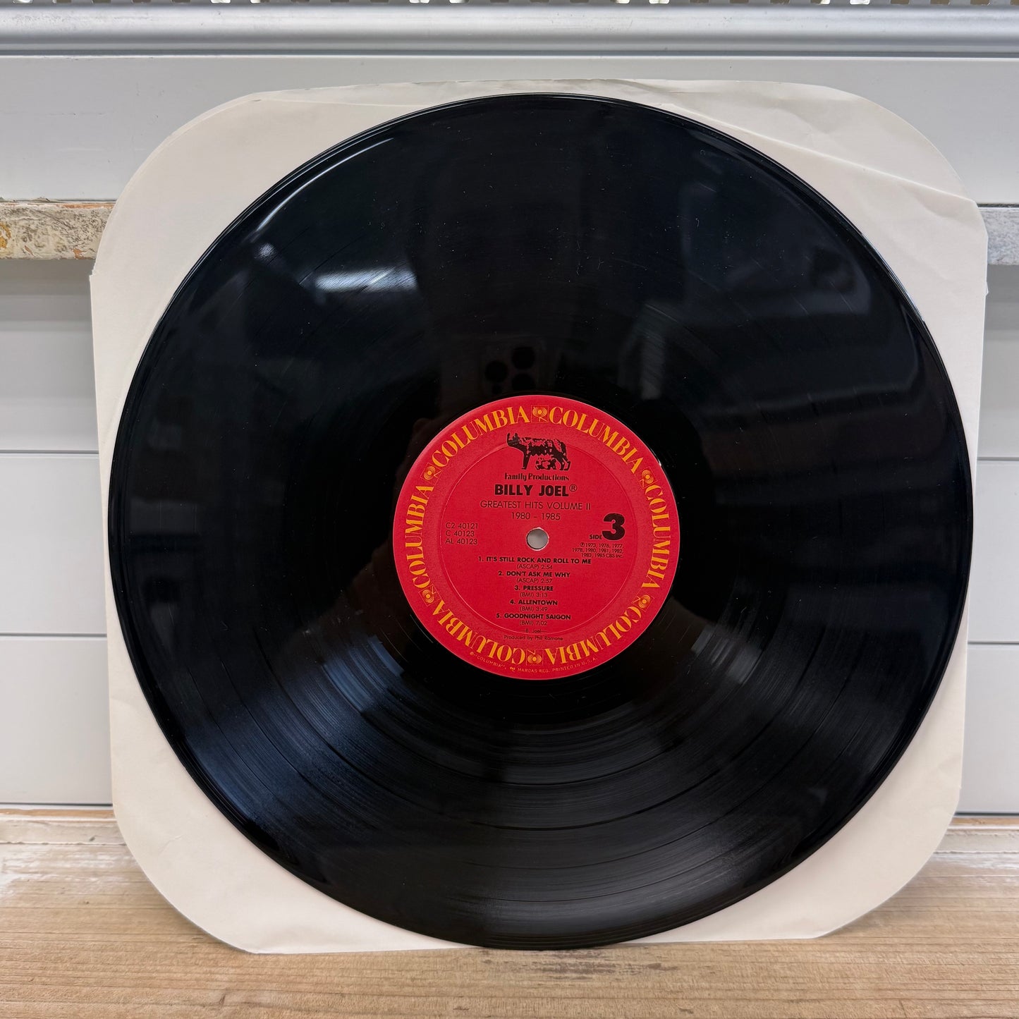 Billy Joel Greatest Hits Volume I Double Vinyl Record 1985 C2 40121