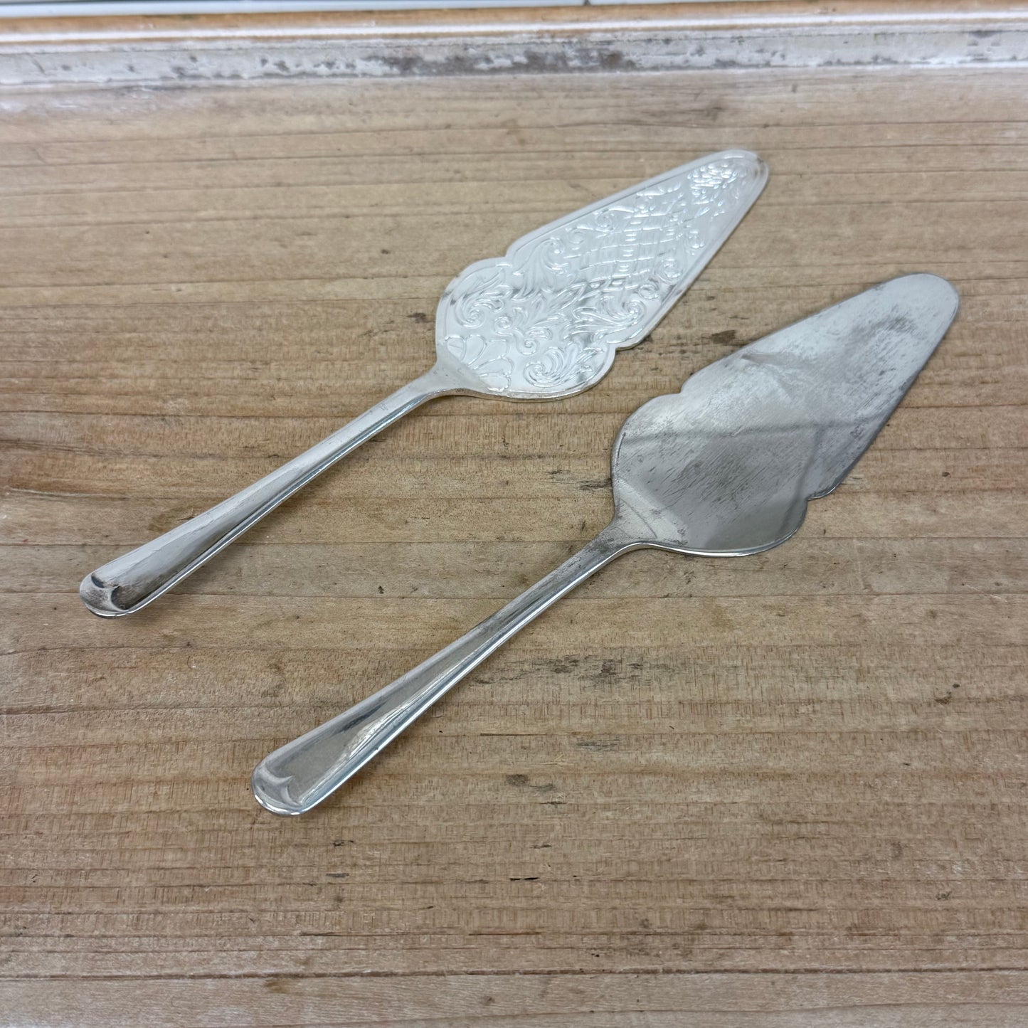 Raimond Sheffield Silverplate Dessert Set of 2 1970s