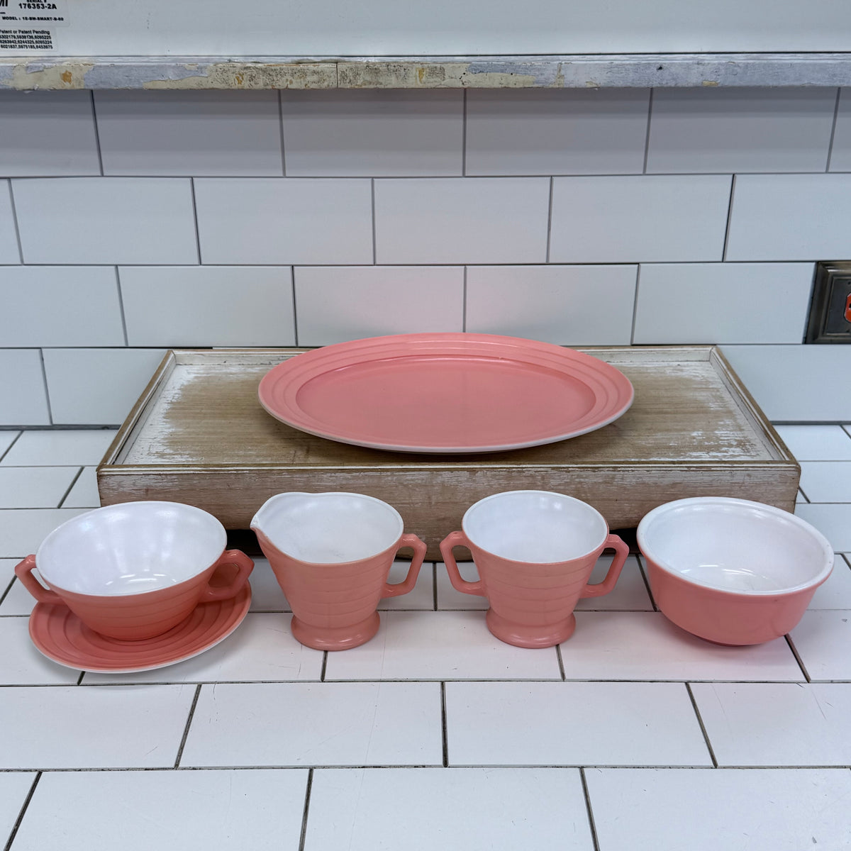 Hazel Atlas Moderntone Pastel Platonite Dish Selection