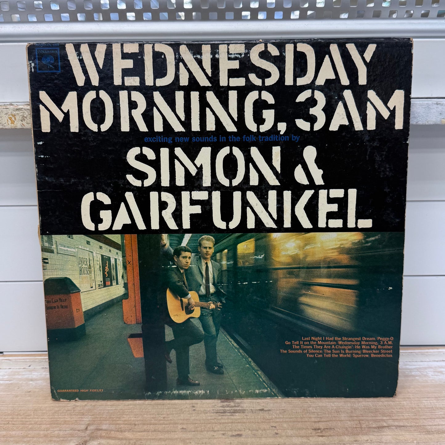 Simon & Garfunkel Wednesday Morning 3 A.M. Vinyl LP 1964 #CL2249 Mono