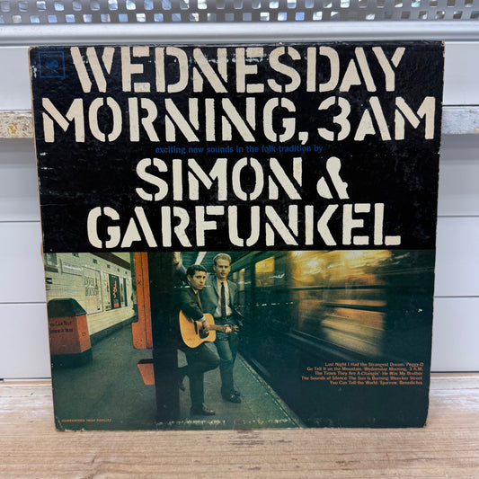 Simon & Garfunkel Wednesday Morning 3 A.M. Vinyl LP 1964 #CL2249 Mono