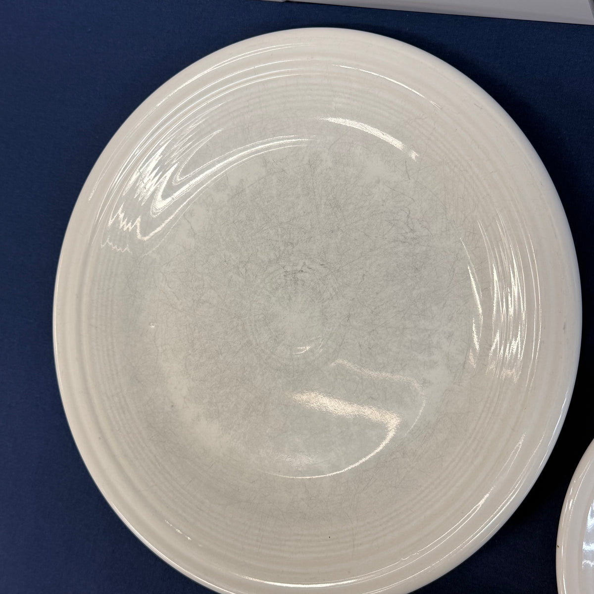 Fiesta Scarlet Peacock White Dinner Set Lot of 9