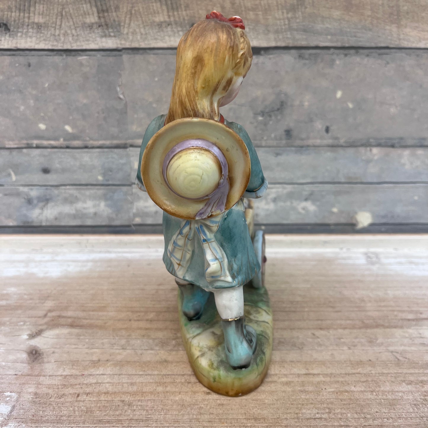 Shafford Girl with Cat in Stroller Figurine