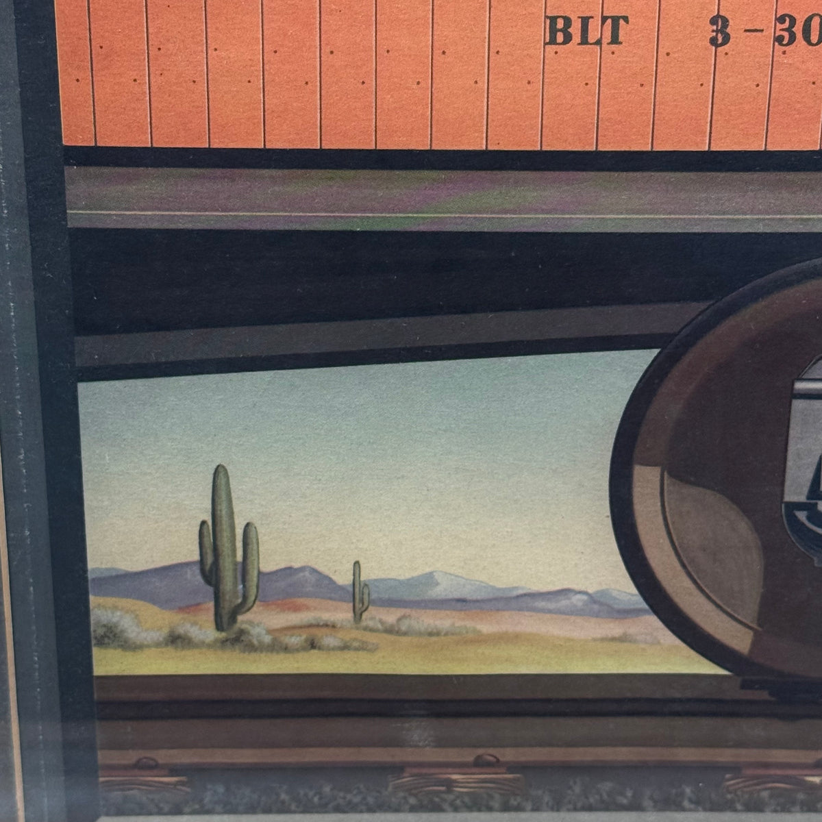 Fortune Magazine May 1939 Boxcar Cover Framed