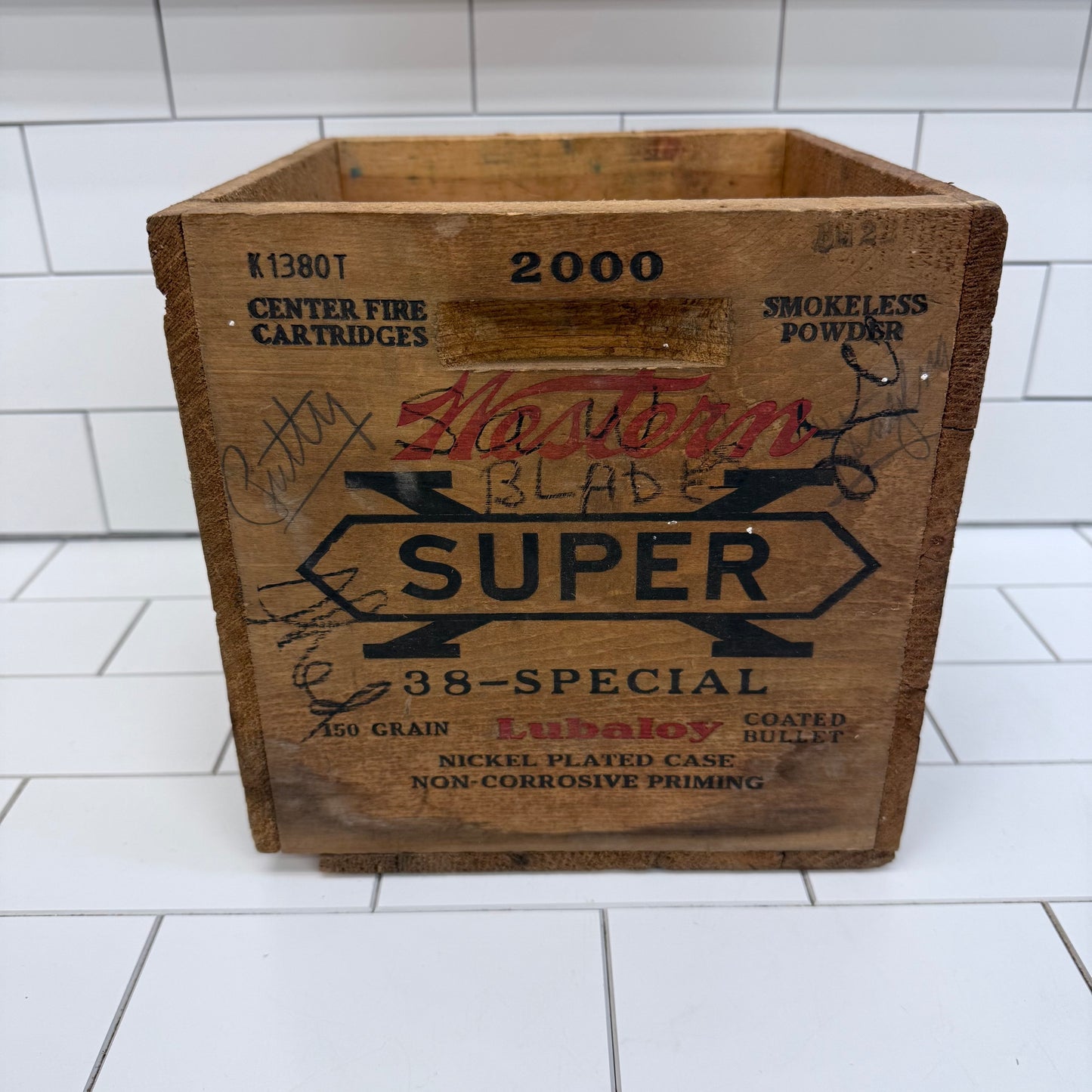 Western Cartridge Co. Ammunition Crate, Wood