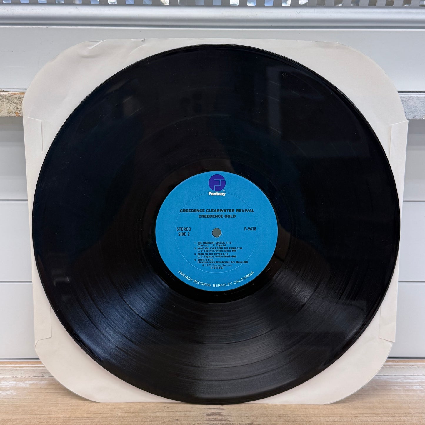 Creedence Gold Vinyl Record LP 1972 #F-9418