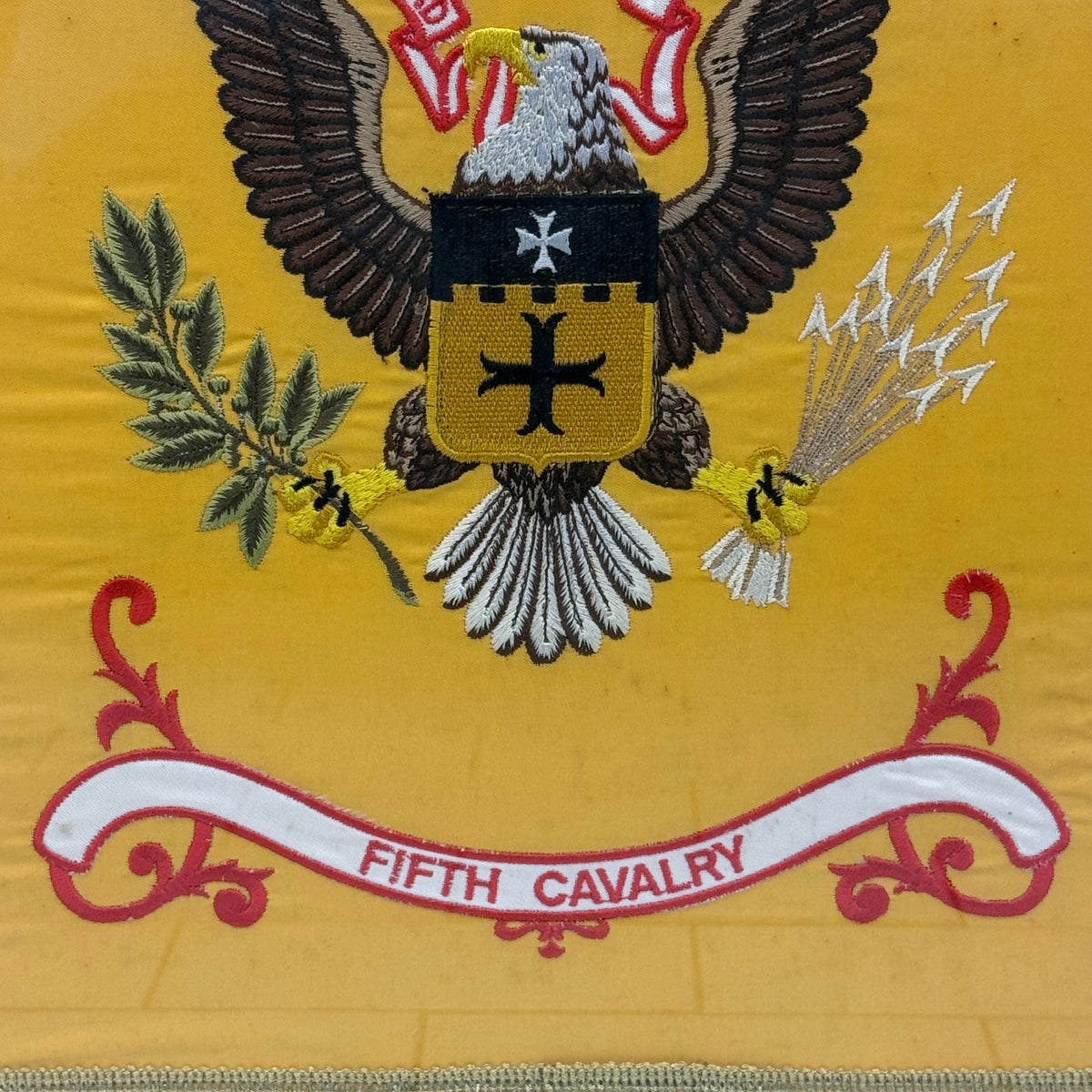 U.S. 5th Cavalry Regiment Embroidered Military Banner