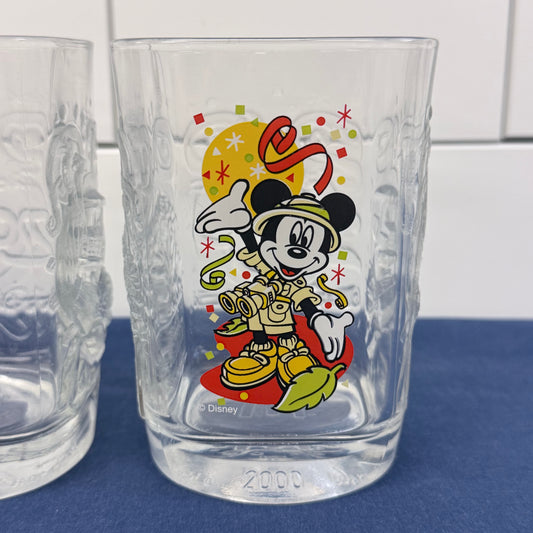 McDonald's Disney World 2000 Animal Kingdom Glasses Set of 4