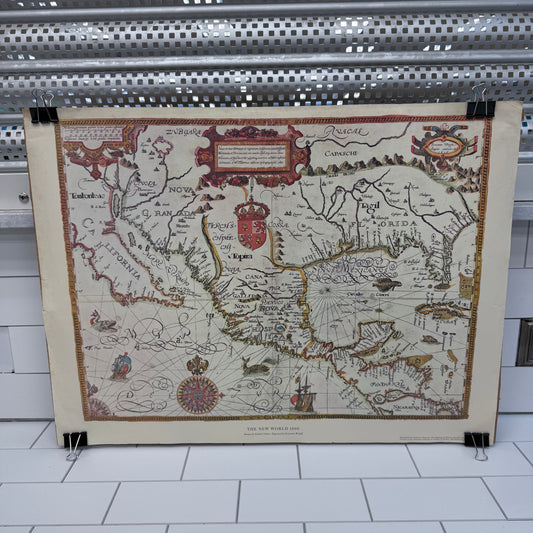 Gabriel Tatton The New World Map Art Print, By American Heritage