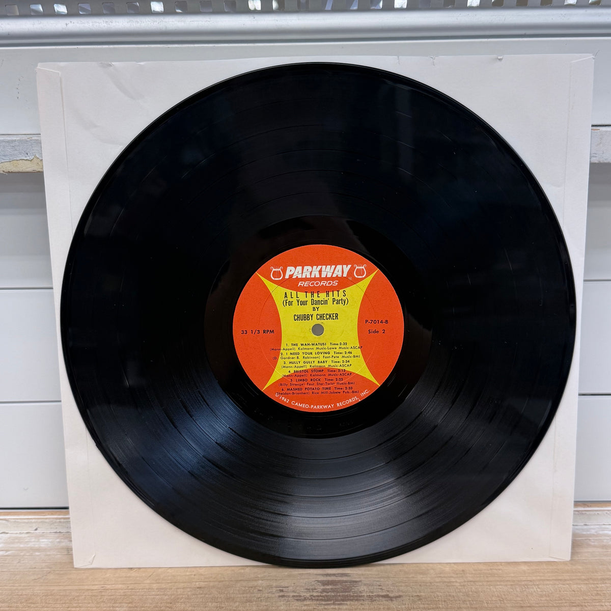 Chubby Checker All the Hits Vinyl Record, 1962 - P-7014