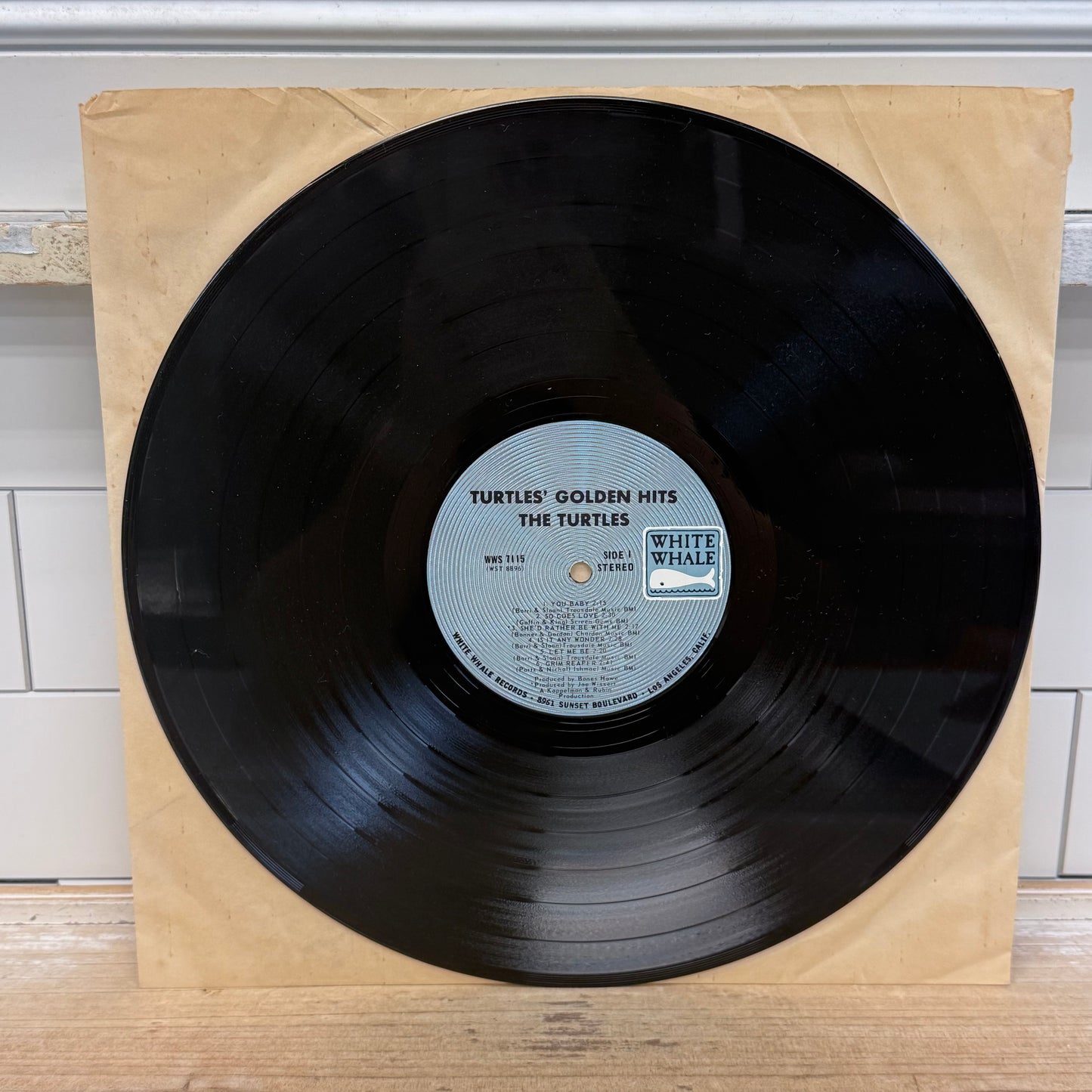 The Turtles Golden Hits Vinyl Record 1967 #WWS7115