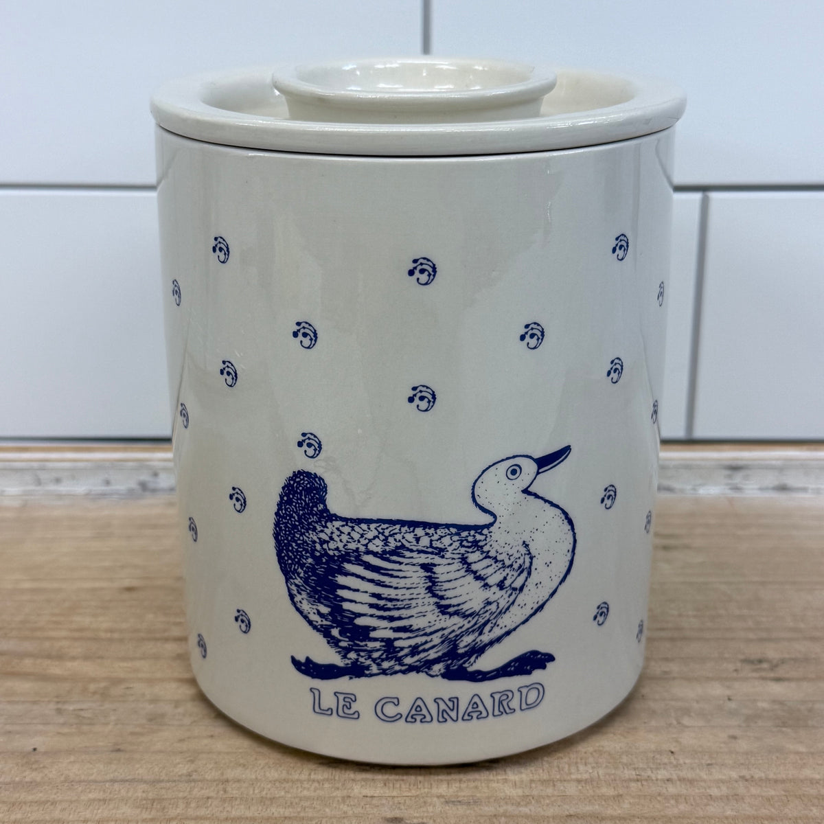 Taylor & Ng Le Canard Duck Ceramic Canister 1984
