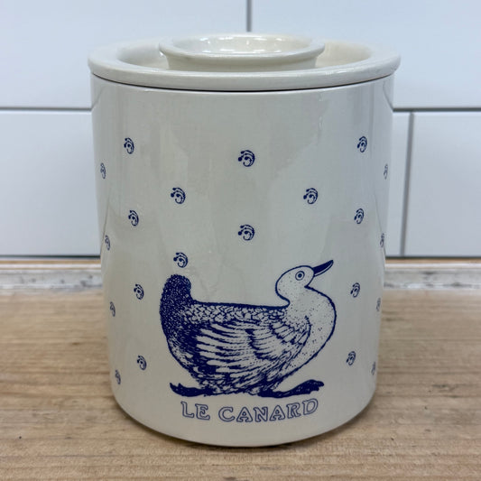 Taylor & Ng Le Canard Duck Ceramic Canister 1984