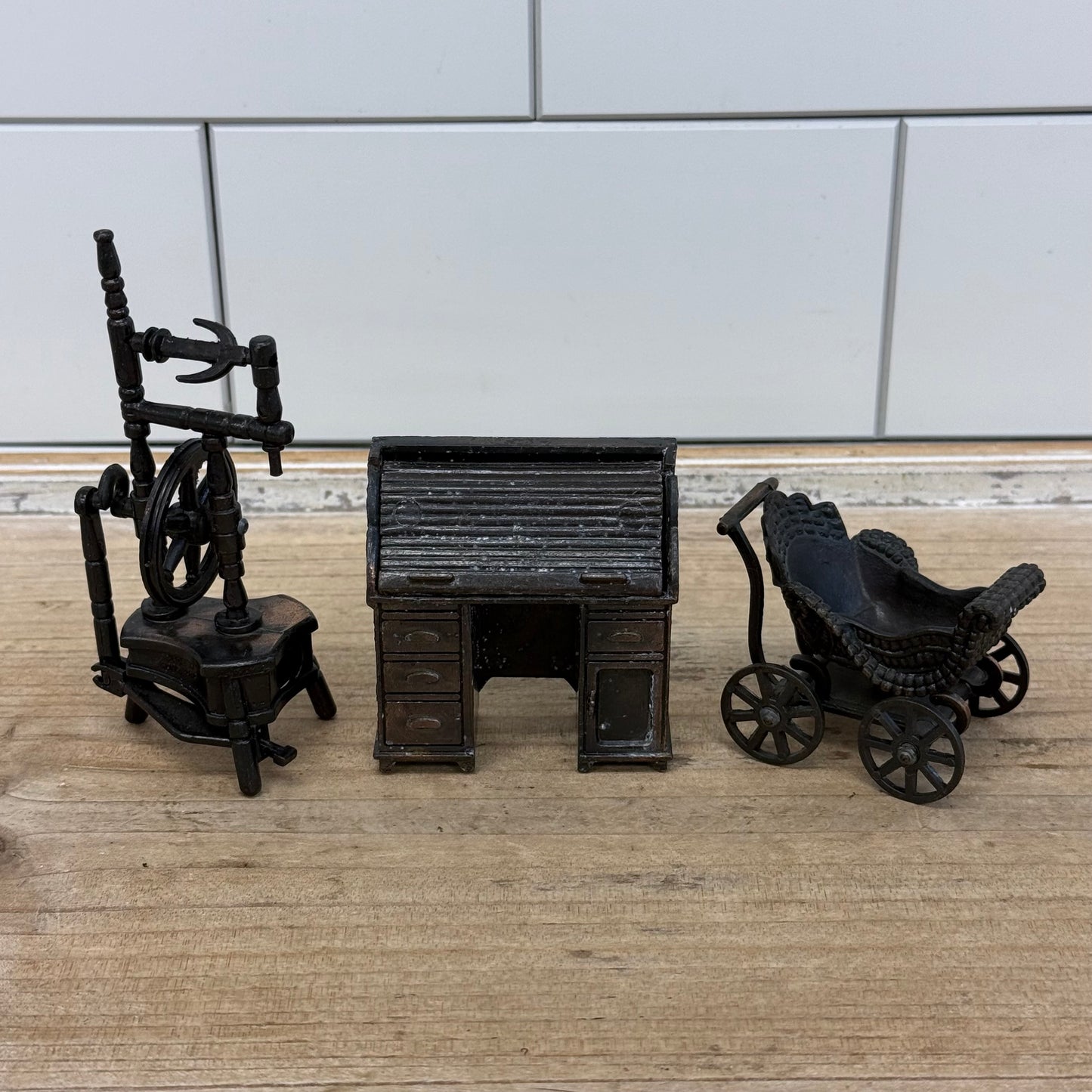 Vintage Die-Cast Miniatures Pencil Sharpeners Lot of 9 1970s