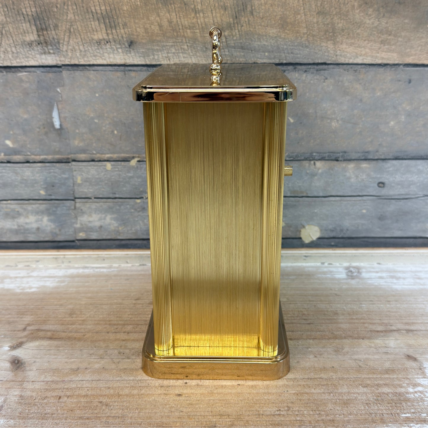 Howard Miller Brass Revolving Pendulum Quartz Table Clock