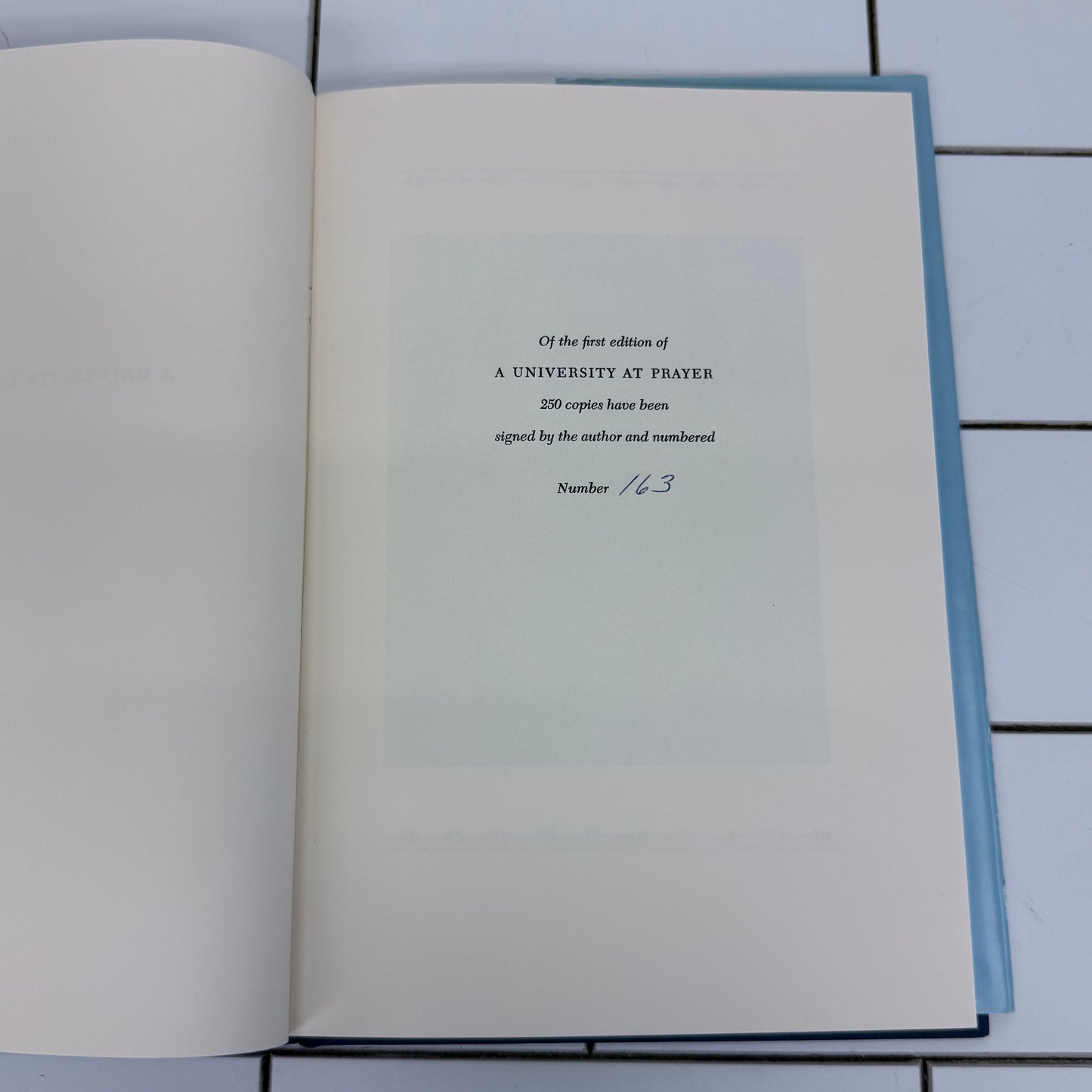Alfred C Payne A University at Prayer Signed 1st Ed Book 1987