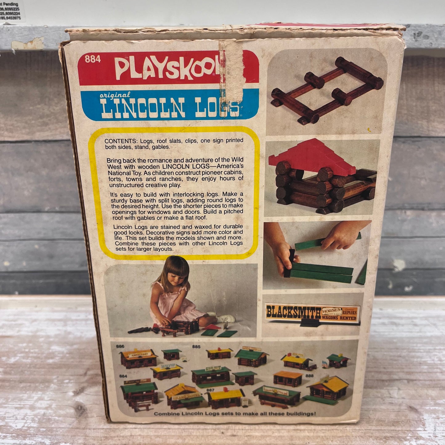 Playskool Lincoln Logs, 1978