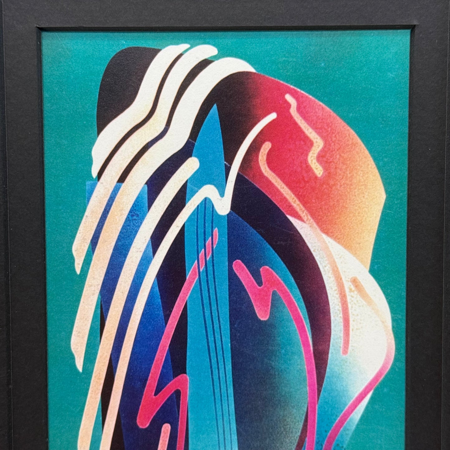 Dean S. Lauderdale Signed Numbered Abstract Art Prints Set of 2