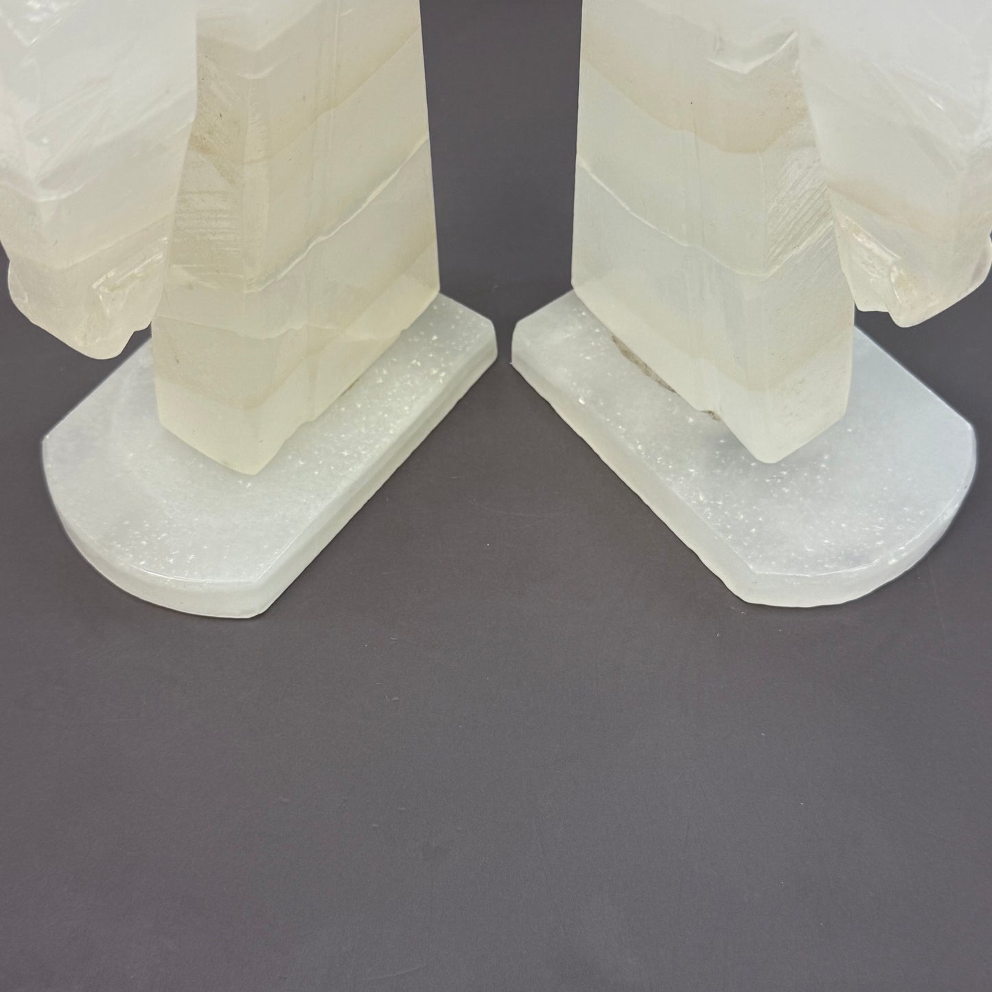 Horse Head Crystal Bookends