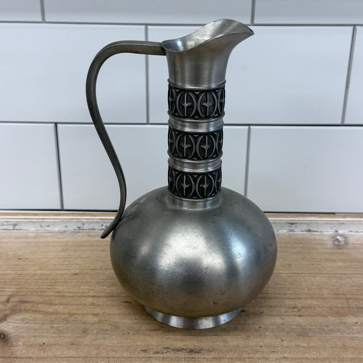 Haugrud Pewter Pitcher 1970s