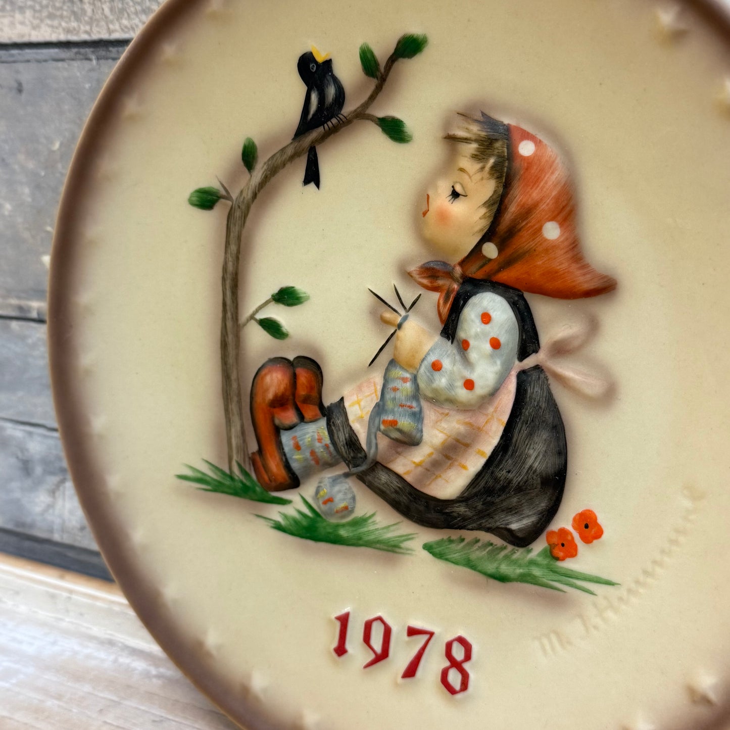 Goebel Hummel Happy Pastime Collector’s Plate in Box, 1978