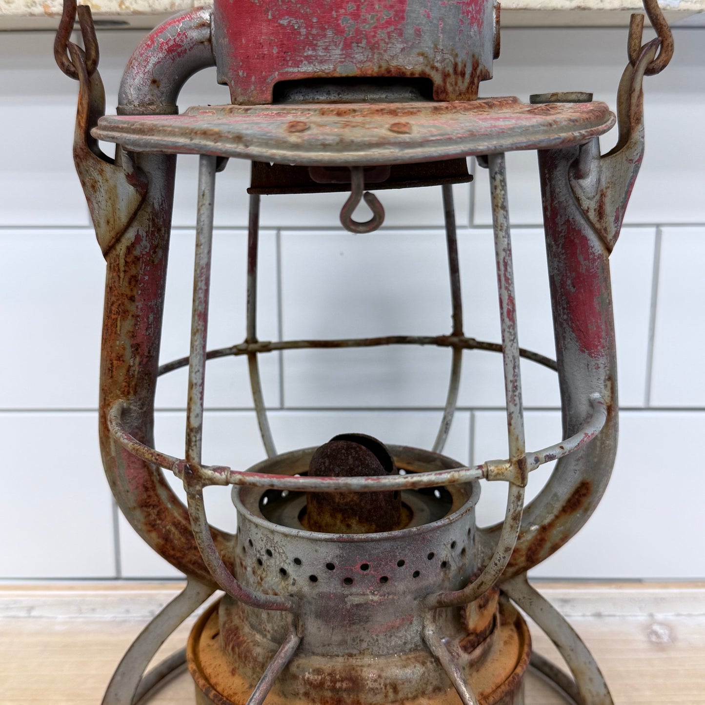 Dietz Vesta New York Central Railroad Kerosene Lantern Vintage