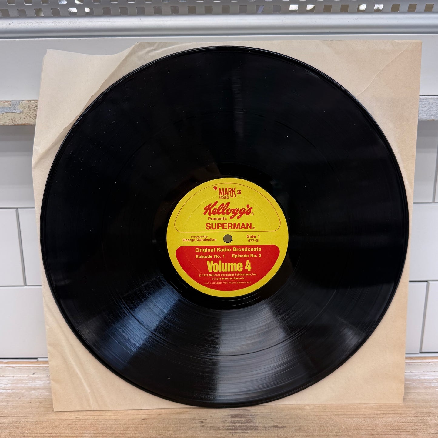 Kellogg’s Superman Radio Broadcast Vinyl Volumes 2-4 1974 #677
