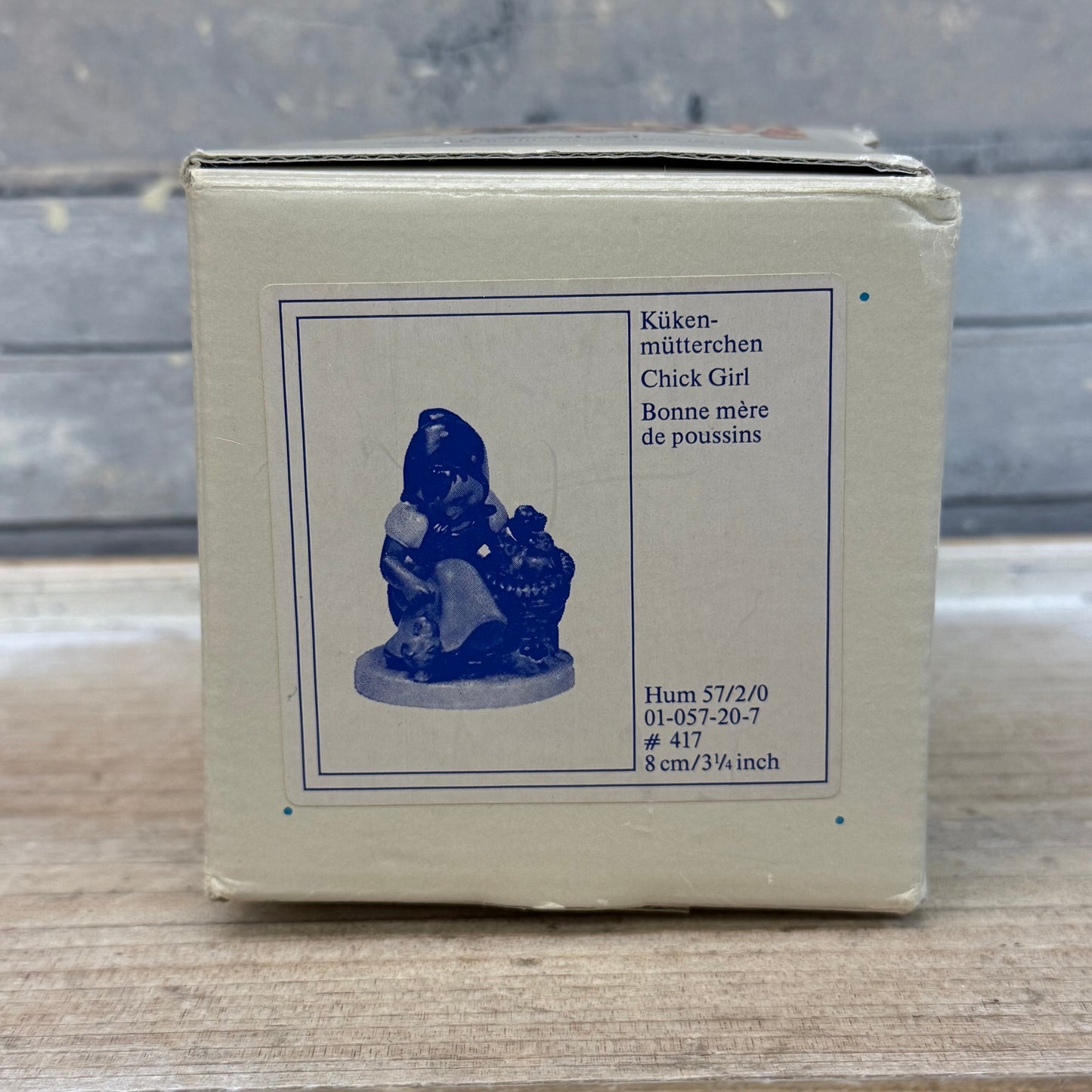 Goebel Hummel Chick Girl Porcelain Figurine in Box, 57/2/0