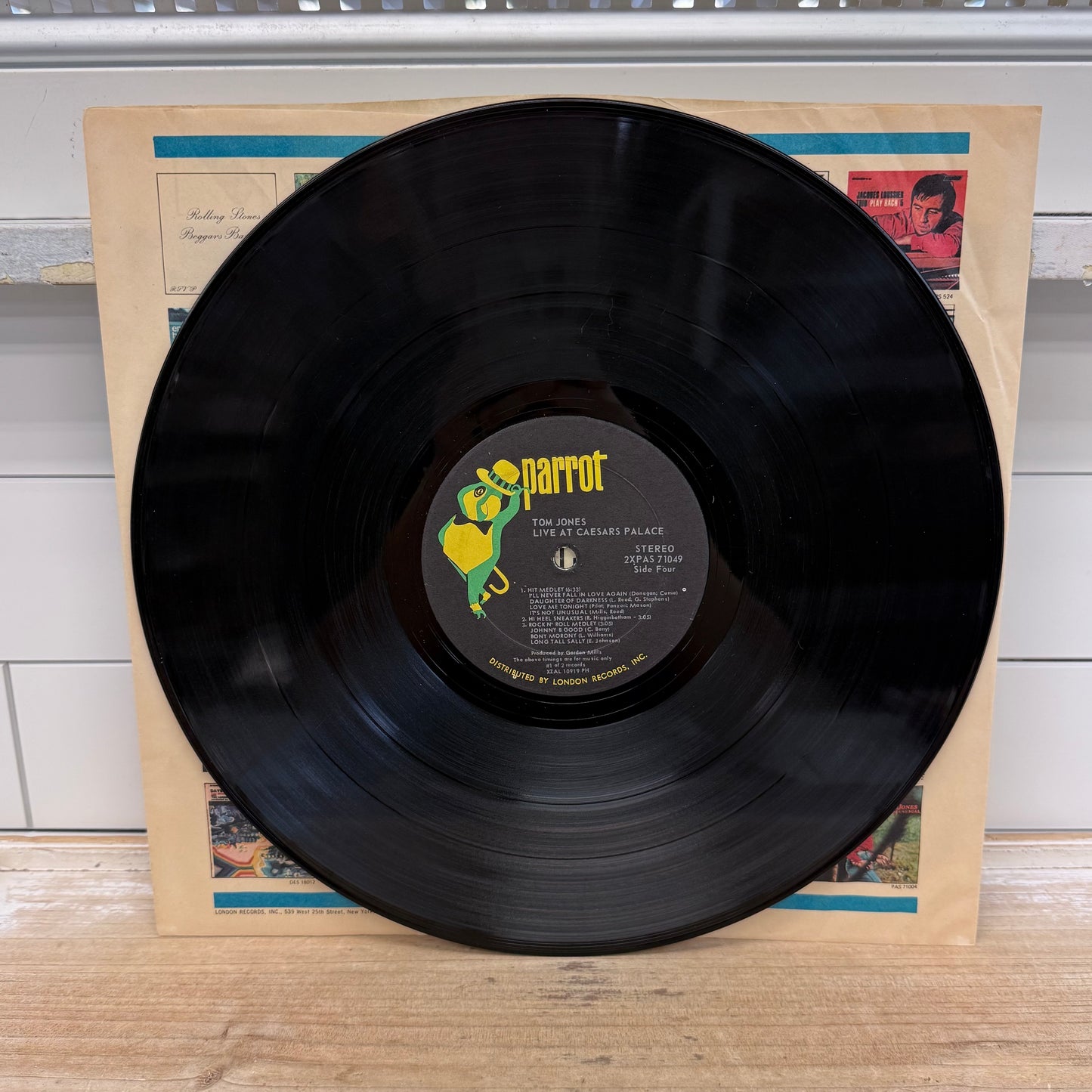 Tom Jones Live at Caesar's Palace Double Vinyl Record LP 1971 #2XPAS 71049