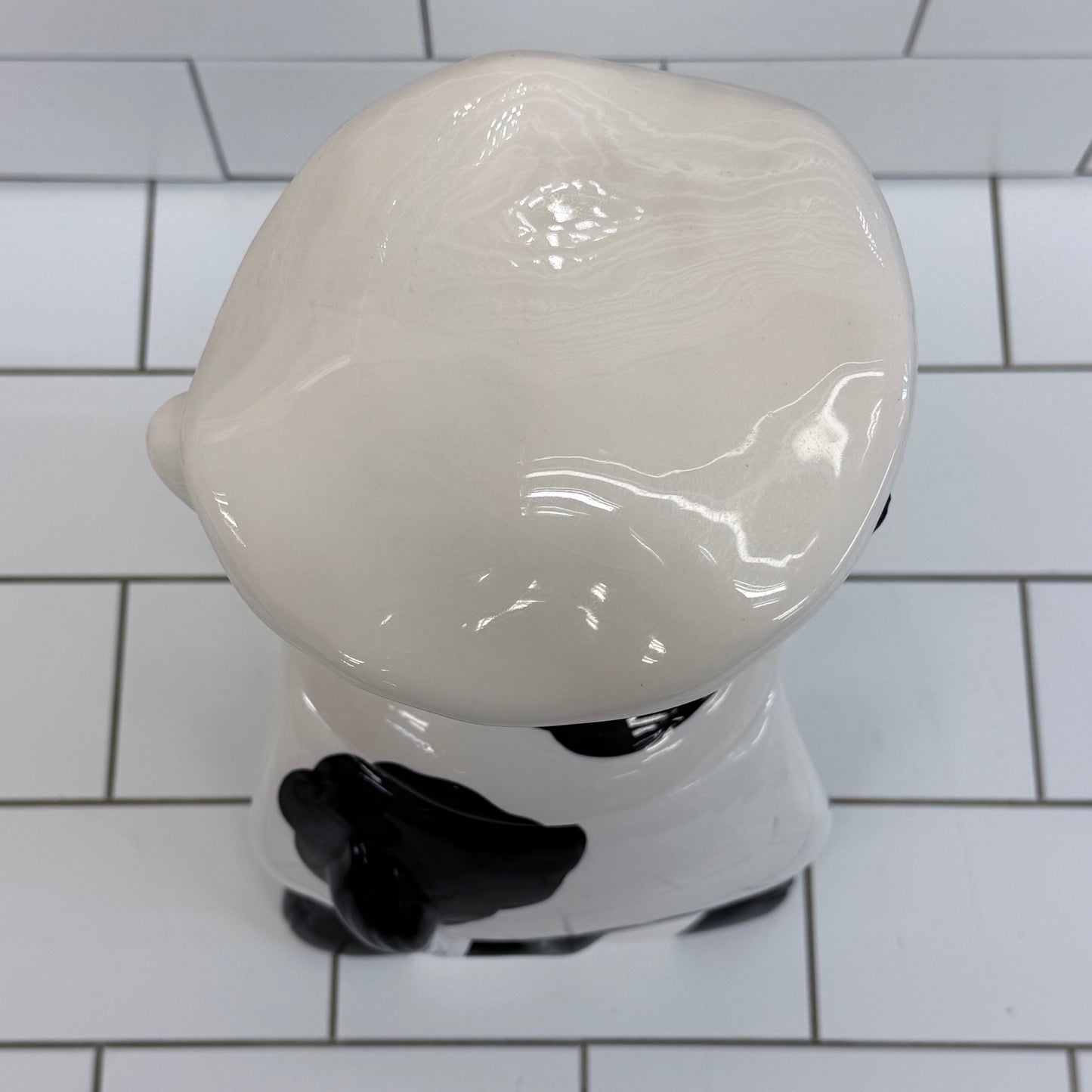 Lucky Yuppy Puppy Belles the Cow Ceramic Cookie Jar 1999