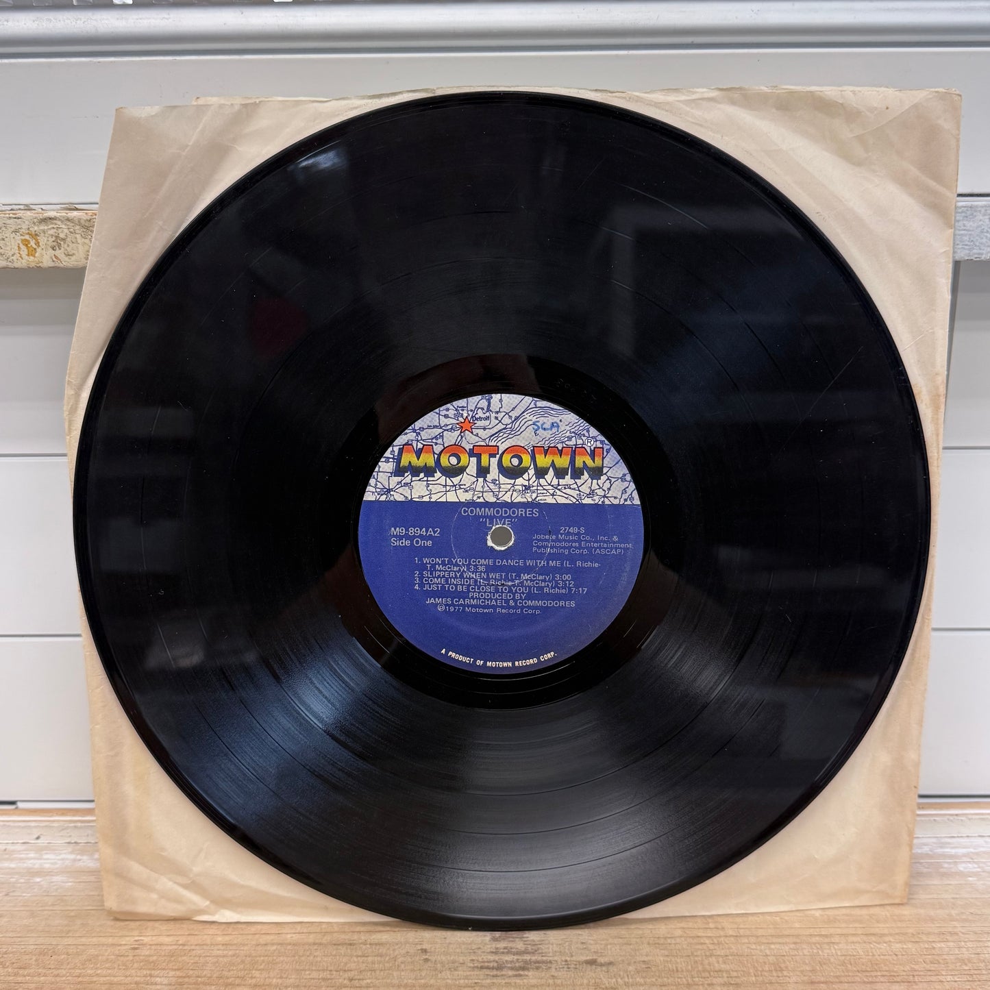 Commodores Live Double Vinyl Record 1977 #M9894A2