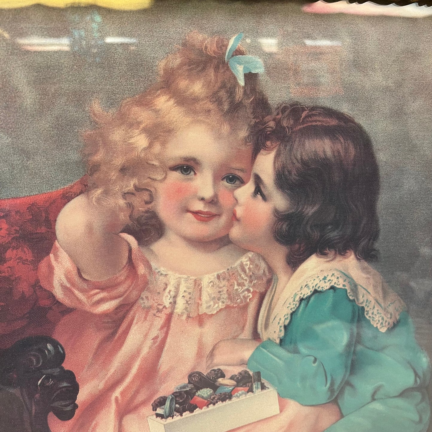 Maud Humphrey First Kiss Art Print