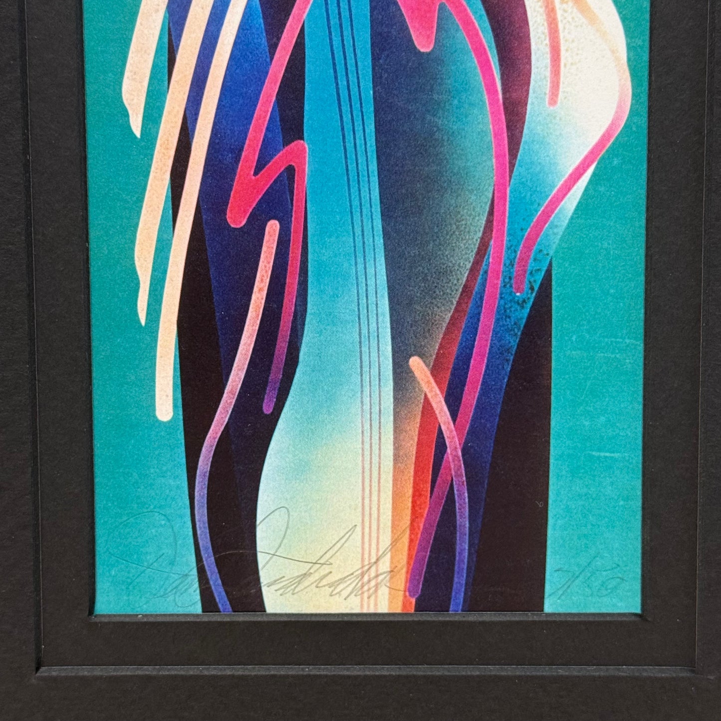 Dean S. Lauderdale Signed Numbered Abstract Art Prints Set of 2