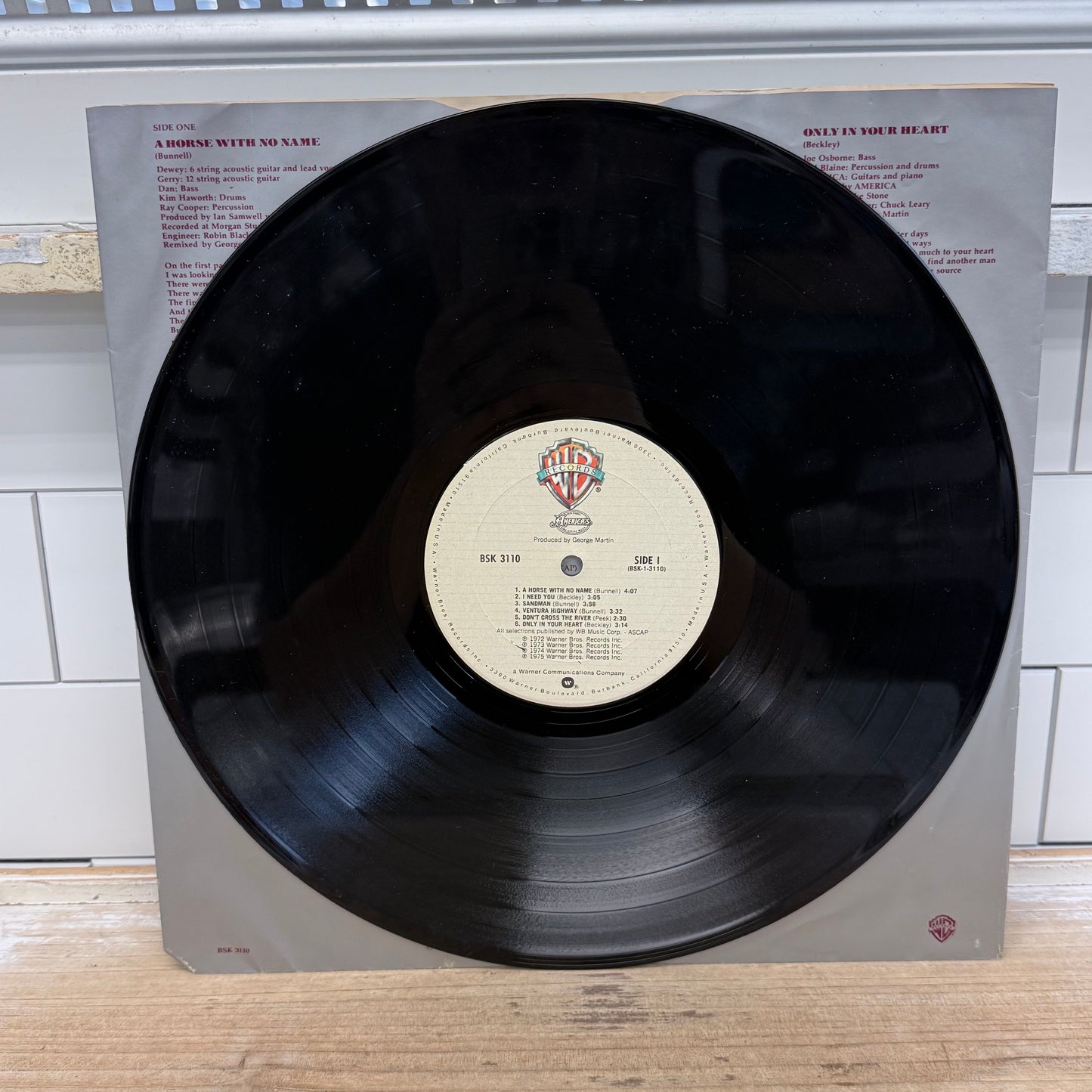 America History America's Greatest Hits Vinyl Record LP 1975 #BSK3110