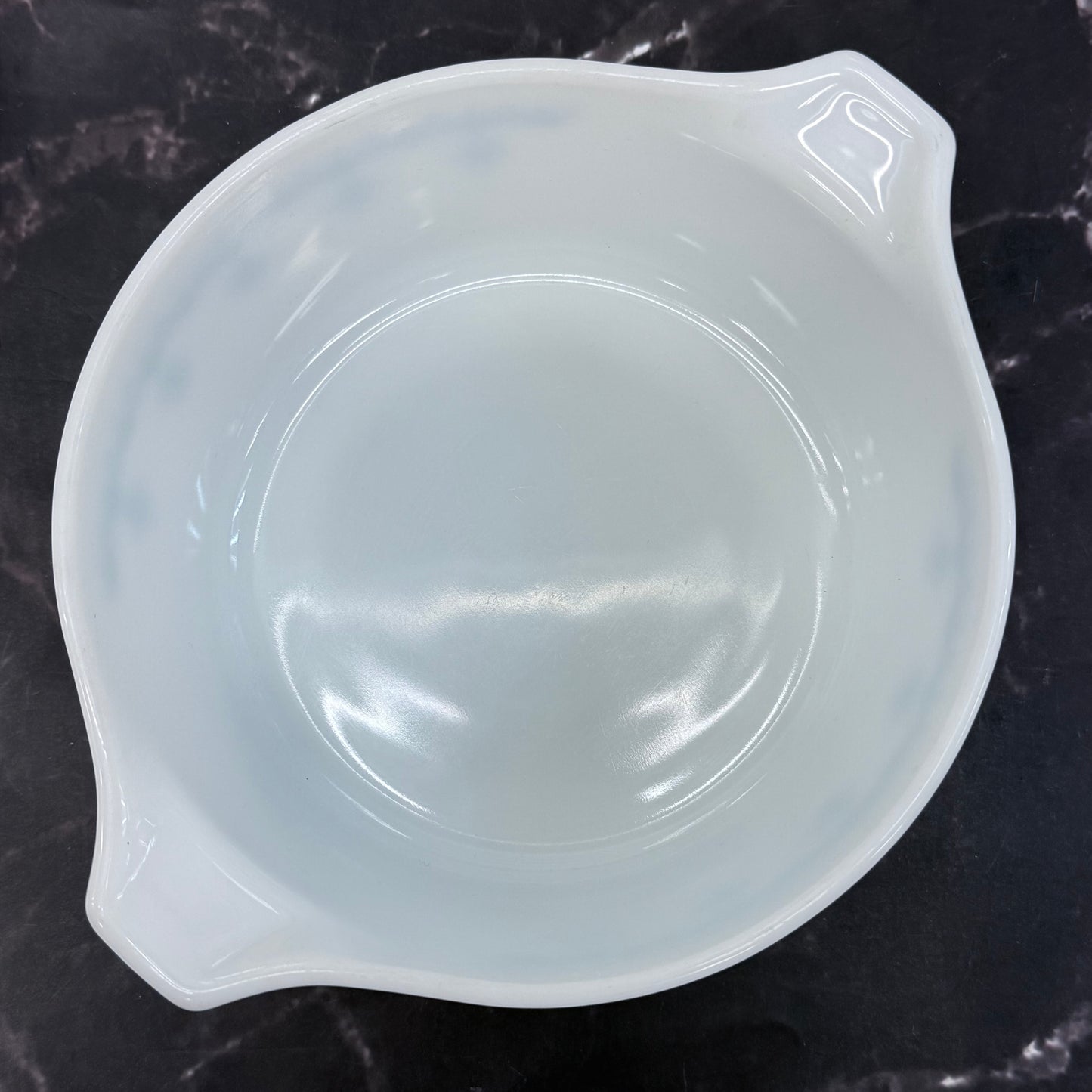 Pyrex Snowflake Blue Casserole Dish 1.5 Pint, #472