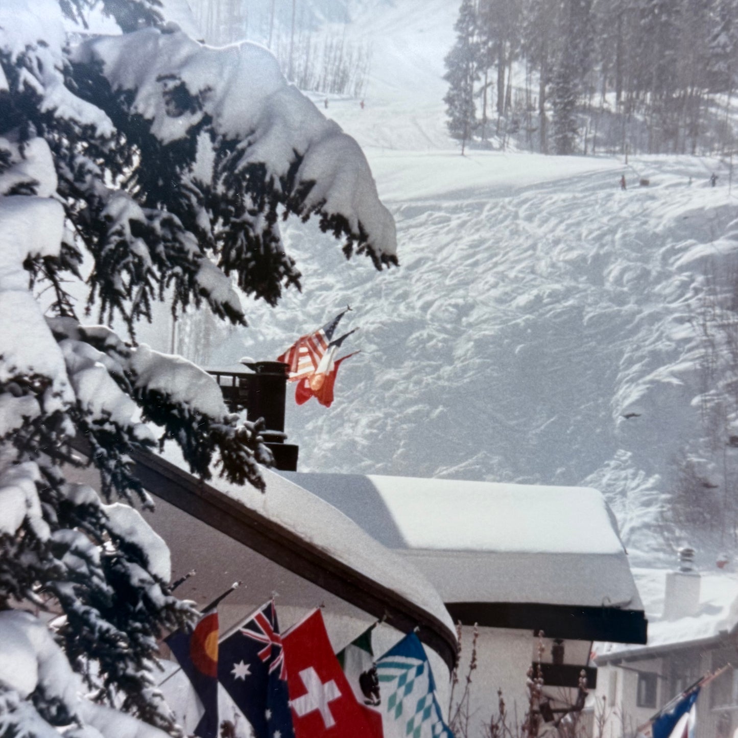 Vail Colorado Ski Slopes Signed Framed Photograph