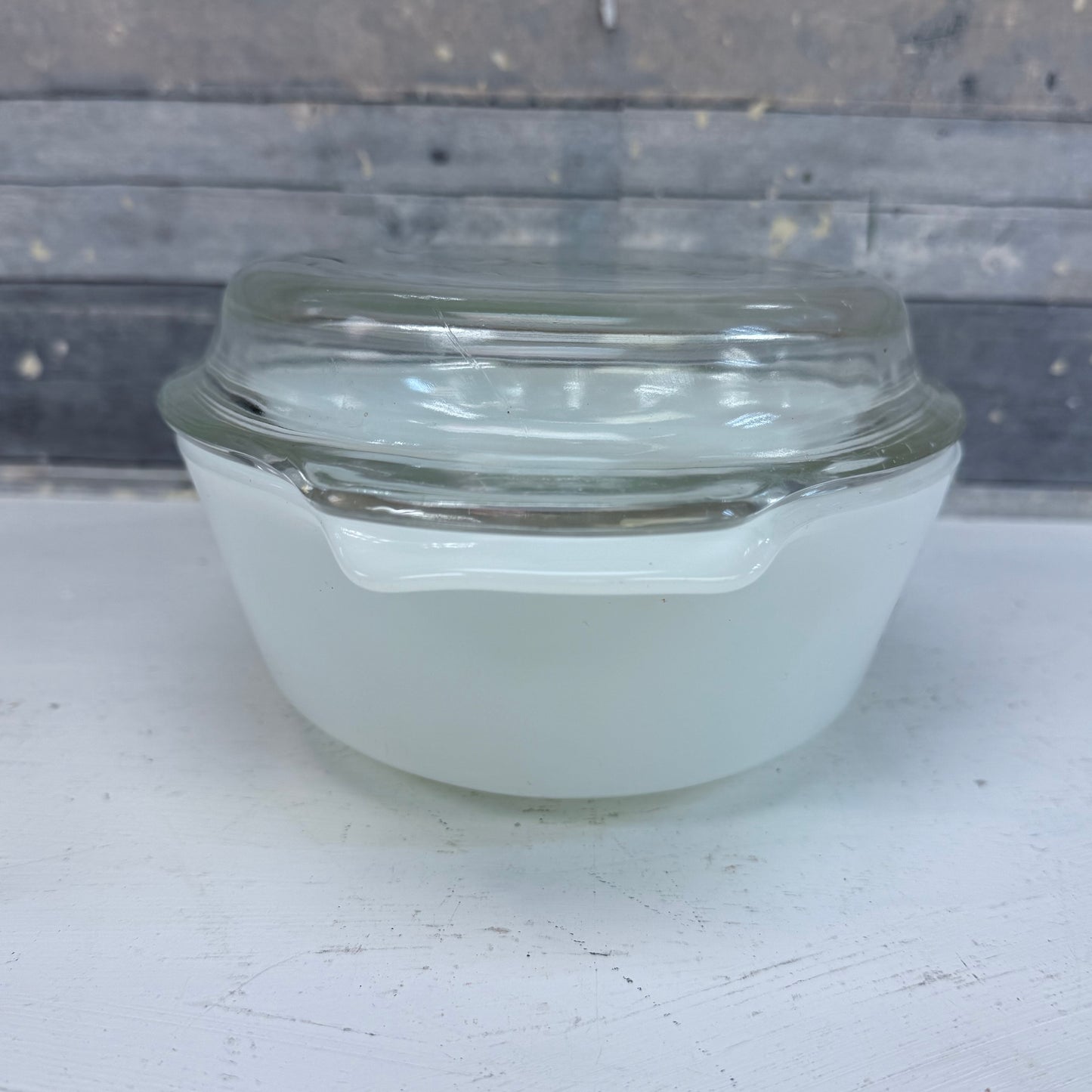 Hocking & Fire King Harvest Vegetable  Casserole Dish, Set of 2