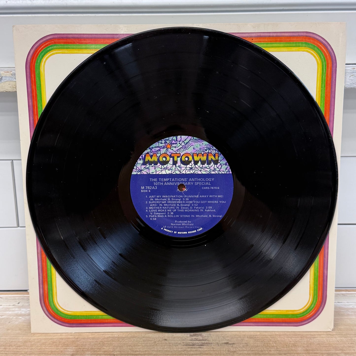 The Temptations Anthology Triple Vinyl LP 1973 #M782A3