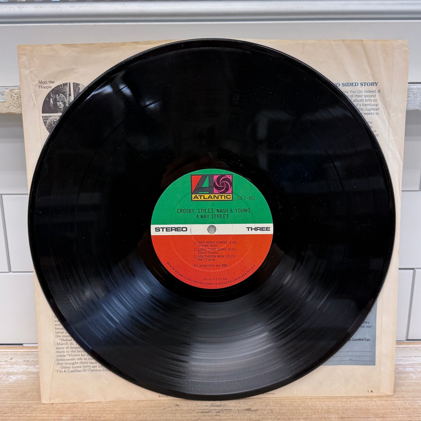 Crosby Stills Nash & Young 4 Way Street Double LP 1971